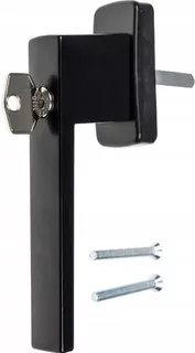 Square Key čierna 38mm okenná kľučka pre okná