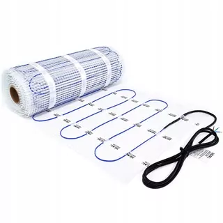 Schéma inštalácie systému Heat Decor pod obklady s vykurovacou rohožou HD-MAT