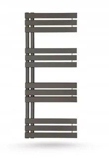 Vodný kúpeľňový radiátor Pumson 452 W 500 x 1180 mm šedý