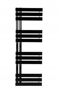 Vodný kúpeľňový radiátor Pumson 452 W 500 x 1180 mm čierny