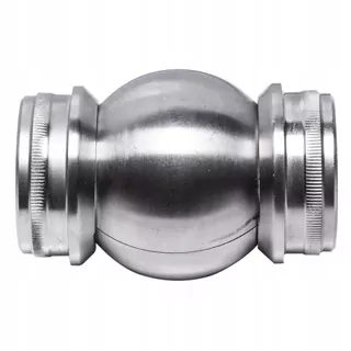 Guľový kĺbový spoj 90°-180°, D48/42.4/2mm, 4BS(AISI 304, SYSTEM 42,4, SATYNA)