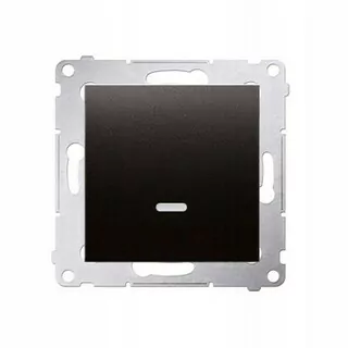 Vypínač svetla - Single Connector Backlit Anthracite Simon 54