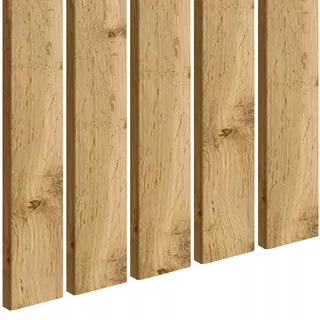 PREMIUM LAMELOVÁ DOSKA NA STENU 80x16 mm FARBY DUB PRÍRODNÝ