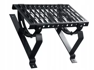 KOMÍNOVÁ LAVICA 80 cm NA KOVOVÉ OBKLADY 350/35 ČIERNA 9005