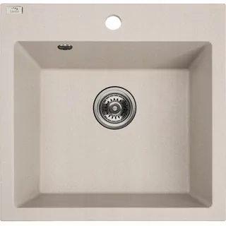 Kuchynský drez - Laveo Alena Granite umývadlo 49x49cm béžové