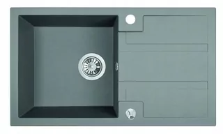 Kuchynský drez - LAVE Barbados drez Žulový 76x44 cm Gray
