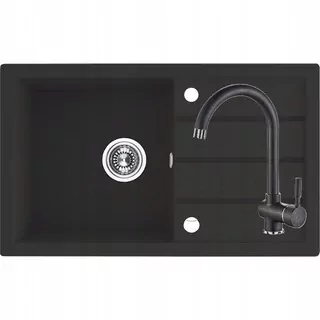 Laveo tri - leader 48X79CM SBPA711T 1-KOMOROWY syphon+ čierna batéria