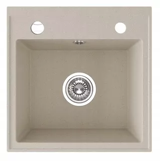 Kuchynský drez - Laveo Trinásť umývadlo GRANITE 44X44 CM BEIGE