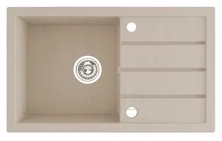 Kuchynský drez - LAVE Trinásť drez Žulový 79x48 cm béžová