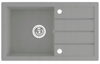 Kuchynský drez - LAVE Trinásť drez Žulový 79x48 cm Gray