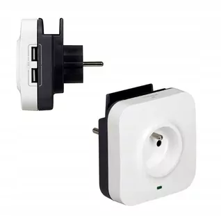 Predlžovací kábel - JACK LEGRAND 2P + nabíjačka 2 x USB
