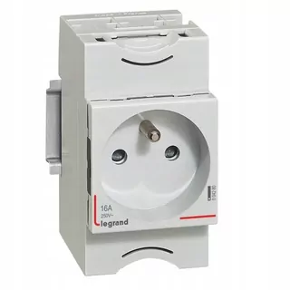 Modulárna zásuvka Legrand 004280 2P+Z 10/16 A 250 V na koľajnicu G380