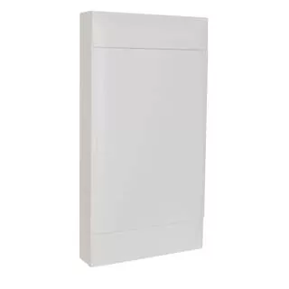 Modulárny rozvádzač 4 × 18 na stenu Legrand Practibox S 137429 dvere biele IP40