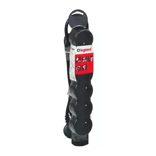 Predlžovací kábel 6XGN Z/U 3,0 m čierny