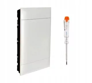 Legrand Podomietkový rozvádzač PRACTIBOX S 3 × 12 (36 modulov) Dvere biele plné 135363
