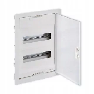 Legrand rozvádzač podlahový RWN 2 × 12 IP40 kovové dvere biele plné 602432