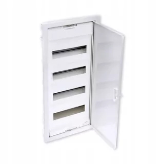 Rozdeľovač podlahový LEGRAND RWN 4X12 s kovovým dvierkami biela 602434