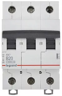 LEGRAND RX3 nadprúdový istič 3P B20A S303 419170