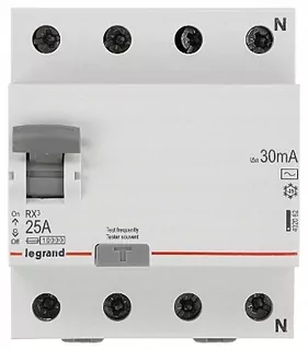 LEGRAND RX3 rozdielový istič 25 A 4P 402062