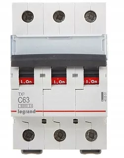LEGRAND TX3 nadprúdový istič 3P C63A S303 403551