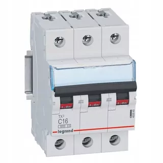 Nadprúdový istič Legrand S303 403545 3P C16A 6kA AC TX3