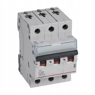 Nadprúdový istič Legrand S303 403546 3P C20A 6kA AC TX3