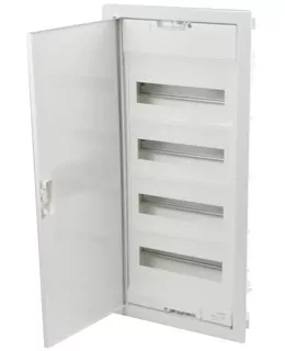 Legrand rozvádzač podlahový RWN 4 × 12 IP40 kovové dvere biele plné 602434