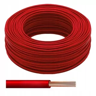 Kábel LGY 1 × 2,5 mm2 - kábel, farba ČERVENÁ - úsek 10 metrov