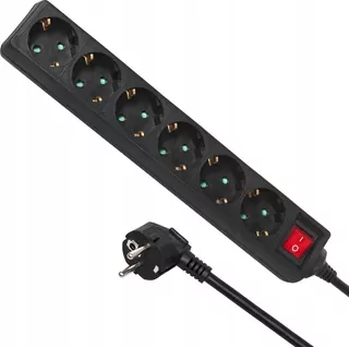 Predlžovací kábel 6 zásuviek so zástrčkou 5m typ G 3500 W