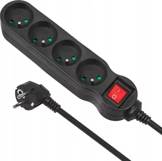 4 GN napájací kábel s 5 m 2300 W predlžovací kábel
