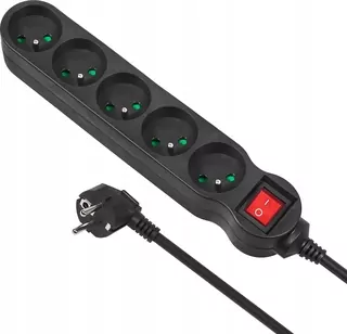 5 GN napájací kábel s výstupom 5 m 2300 W predlžovací kábel