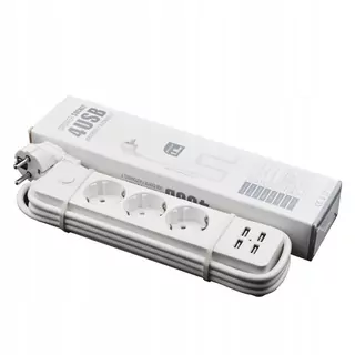 Predlžovací kábel - POWER EXTENSION BOARD SEAT 3 USB 1,8m
