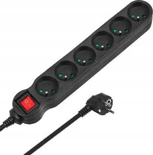 Predlžovací kábel 6 zásuviek 2300 W 3m