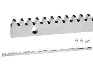 Ozubená oceľová lišta pozinkovaná 1m gr. 8mm