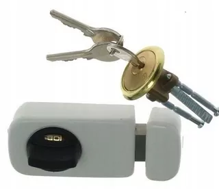 Zámok na 3 kľúče TB61 60mm biely
