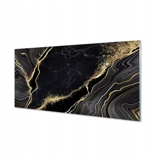 Sklenený panel 50 x 100 x 4 mm, tvrdené sklo, leštená čierna