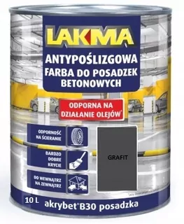 Lakma akrylová farba na betón 10 l GRAFIT mat