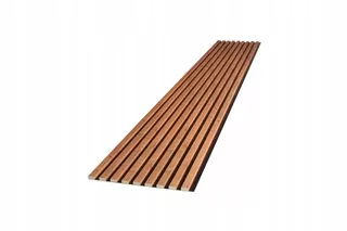 Nástenné lamely na HDF doske - 275 cm x 40,5 cm - PECAN 169