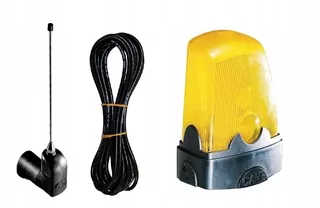 NOVÁ lampa KIARO 230 V s anténou TOP A433N + kábel RG58, dĺžka 5 m
