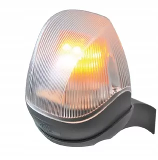 Signálna lampa 230 V s bezfarebným tienidlom