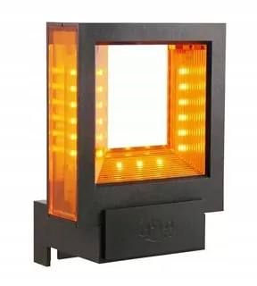 Signálna lampa 24 - 230 V s oranžovým tienidlom a vstavanou anténou