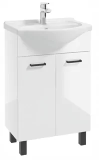 Lesklé lakované stojace skrinky s umývadlom 50 cm