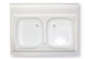 Akryl line 60 × 80 2-KOMOROWY white