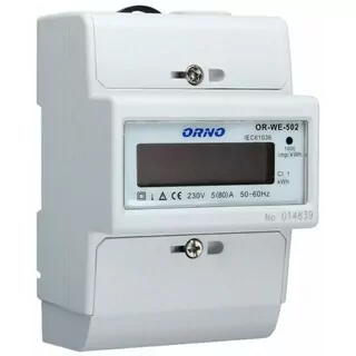 Merač energie 1-F podpočítavač TH-35 ORNO 071716