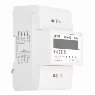 Digitálny elektromer 3F s LCD signalizáciou 6+2