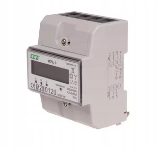 Trojfázový LCD merač spotreby elektrickej energie 3F MID WZE-3 F&F FiF FF