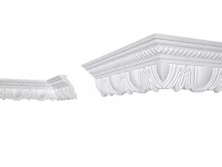 Polystyrénu Dressing Strip B-34 biely 4MB