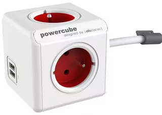 Výrobca a model: Allocacoc PowerCube Extended USB 1,5m RED 2402RD/FREUPC 8718444085850