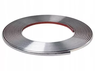Pochromovaný ozdobný samolepiaci pásik 15 mm x 15 m