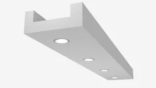 Halogénový gyzmus LA2 s miestom pre led svetlo